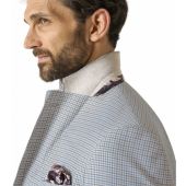 Skopes Mens Big Size Dogtooth Pattern Single Breasted Sports Jacket