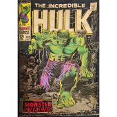 North Latitude Mens Big Size Marvel Hulk Print Tshirt