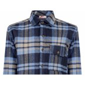Mish Mash Mens Big Size Long Sleeve Quilted Overshirt
