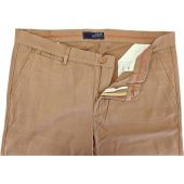 Ed Baxter Mens Big Size Low Front Cotton Stretch Chino