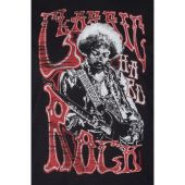 North 56 Denim Mens Big Size Jimi Hendrix Print Crew Neck Cotton T Shirt