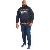 Duke Mens Big Size Flanders Sport Logo Print Cotton Full Zip Hoodie