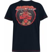 D555 Mens Big Size Deadpool Marvel Print Crew Neck T Shirt