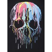 Espionage Mens Big Size Distressed Skull Print Tshirt
