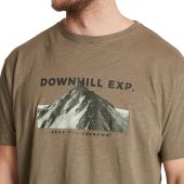North 56 Mens Big Size Downhill Exp Print Crew Neck Cotton T Shirt