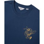 Ben Sherman Mens Big Size Strolling Record Print Crew Neck Cotton T Shirt