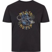 North 56 Denim Mens Big Size Mojito Print Cotton Crew Neck T Shirt