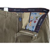 Bruhl Mens Big Size Fine Rib Cotton Stretch Chino