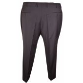 Big Size Hugo James Stretch Black Formal Trouser