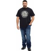 North Latitude Mens Big Size Dragon Print Crew Neck T Shirt