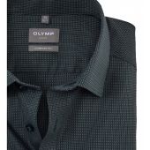 Olymp Mens Big Size Woven Dash Design Comfort Fit Long Sleeve Formal Shirt