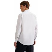 Seidensticker Mens Big Size Comfort Fit Plain Non Iron Formal Long Sleeve Shirt with Breast Pocket