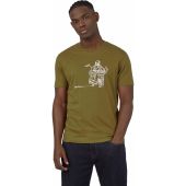 Ben Sherman Mens Big Size Moped Rider Crew Neck Cotton T Shirt