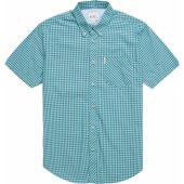 Ben Sherman Mens Big Size Core Signature Check Cotton  Button Down Collar Short Sleeve Shirt