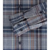 Casa Moda Mens Big Size Cashmere Feel Cotton Comfort Fit Casual Check Long Sleeve Shirt