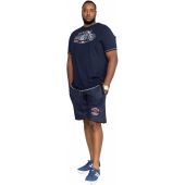 Duke Mens Big Size - Denton - Classic Motor Cycle Print Crew Neck T Shirt