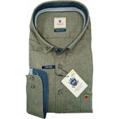 Hatico Mens Big Size Brushed Cotton Button Down Collar Casual Long Sleeve Shirt