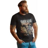North Latitude Mens Big Size Marvel Iron Man Print Tshirt