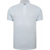 Peter Gribby Mens Big Size Honeycomb Texture Plain Short Sleeve Polo