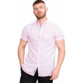 Mens Big Size Duke STRATFORD - D555 Short Sleeve Button Down Cotton Shirt