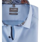 Olymp Mens Big Size Micro Diamond Pattern Comfort Fit Formal Long Sleeve Shirt