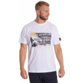 North Denim Mens Big Size Classic Bike Print Cotton Crew Neck T Shirt