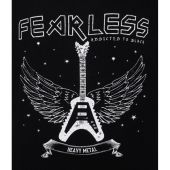 Espionage Mens Big Size Heavy Metal Guitar Print T Shirt