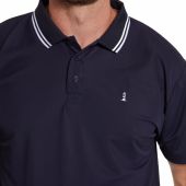 North 56°4 Mens Big Size Performance Stretch Polo With Contrast Collar Trim