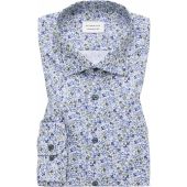 Eterna Mens Big Size Floral Pattern Comfort Fit Formal Long Sleeve Shirt