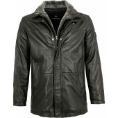 Redpoint Mens Big Size Three Quarter Soft Leather Jacket