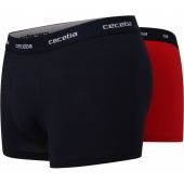 CECEBA Mens Big Size Stretch Cotton Two Pack Trunks