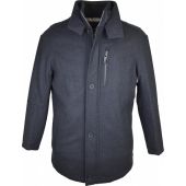 Redpoint Mens Big Size Three Quarter Wool Car Coat