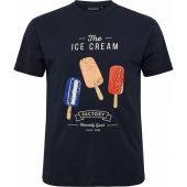 North Latitude Mens Big Size Ice Cream Print Tshirt