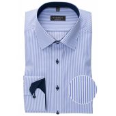 Eterna Mens Big Size Non Iron Cotton Comfort Fit Formal Stripe Shirt