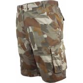 Espionage Mens Big Size Camouflage Printed Longer Length Ripstop Cargo Short