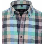 Casa Moda Mens Big Size Casual Linen Blend Short Sleeve Shirt
