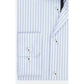 Seidensticker Mens Big Size Candy Stripe Comfort Fit Long Sleeve Formal Shirt With Breast Pocket