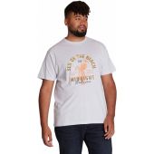 North 56 Mens Big Size Sex On The Beach Print Cotton Crew Neck T Shirt