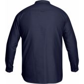 D555 Mens Big Size Oxford Button Down Collar Cotton Long Sleeve Shirt With Breast Pocket