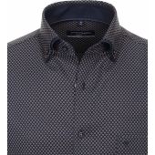 Casa Moda Mens Big Size Comfort Fit Button Down Double Collar Cotton Long Sleeve Shirt With Breast Pocket