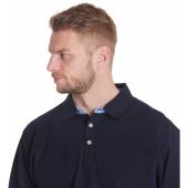 North 56°4 Mens Big Size Long Sleeve Plain Cotton Pique Polo