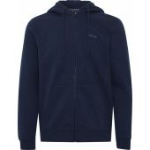 Blend Mens Big Size Plain Zip Through Hoodie