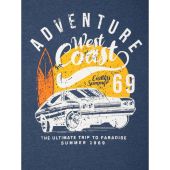 Ed Baxter Mens Big Size West Coast Adventure Cotton Crew Neck T Shirt