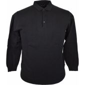 Kings Road Mens Big Size Plain Cotton Polo Knitwear