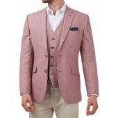 Scott Mens Big Size Linen Mix Summer Weight Single Breasted Sports Jacket