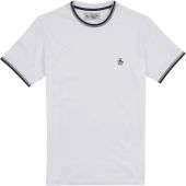 Penguin Mens Big Size Organic Cotton Crew Neck T Shirt with contrast Trim