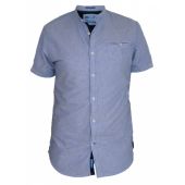 Duke Plain Collarless Short Sleeve Shirt