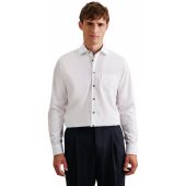 Seidensticker Mens Big Size Comfort Fit Plain Non Iron Formal Long Sleeve Shirt with Breast Pocket