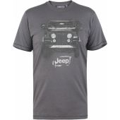 Mens Big Size Duke SOMERTON-D555 Official Jeep Printed T-Shirt