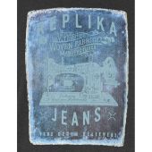 Mens Big Size Replika Jeans printed Vintage sewing machine Fashion T-shirt